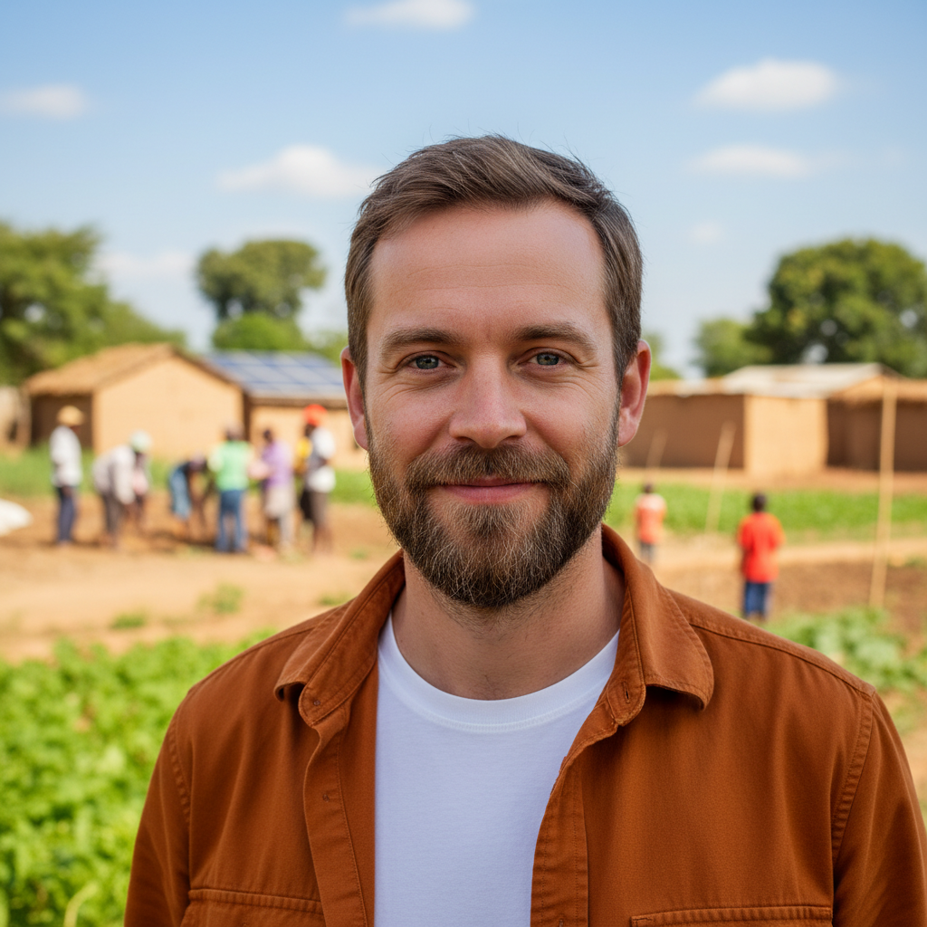Stefan, Kommunikationsleiter von International Action